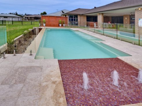 Vogue fibreglass family pool installation 09