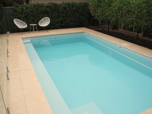 Compass Pools Sanctuary fibreglass pool installation 5