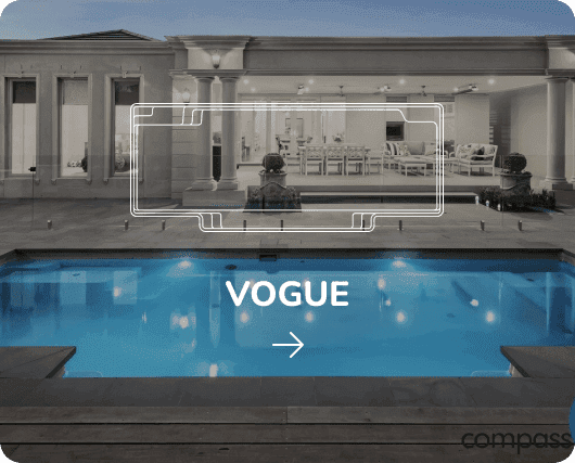 Vogue Compass fibreglass pool Vogue Compass fibreglass pool