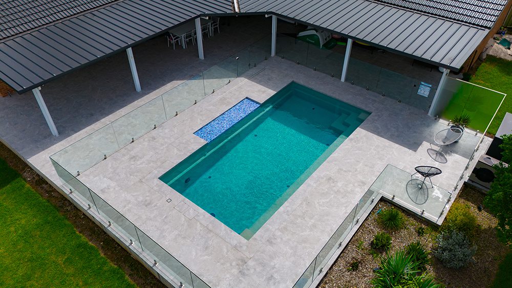 8.2m Sanctuary fibreglass pool - Glenorie NSW