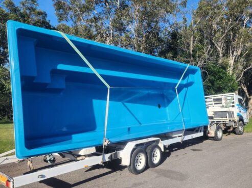 7m Oasis Fibrelglass pool Gables